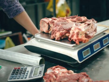 scale for meat prices